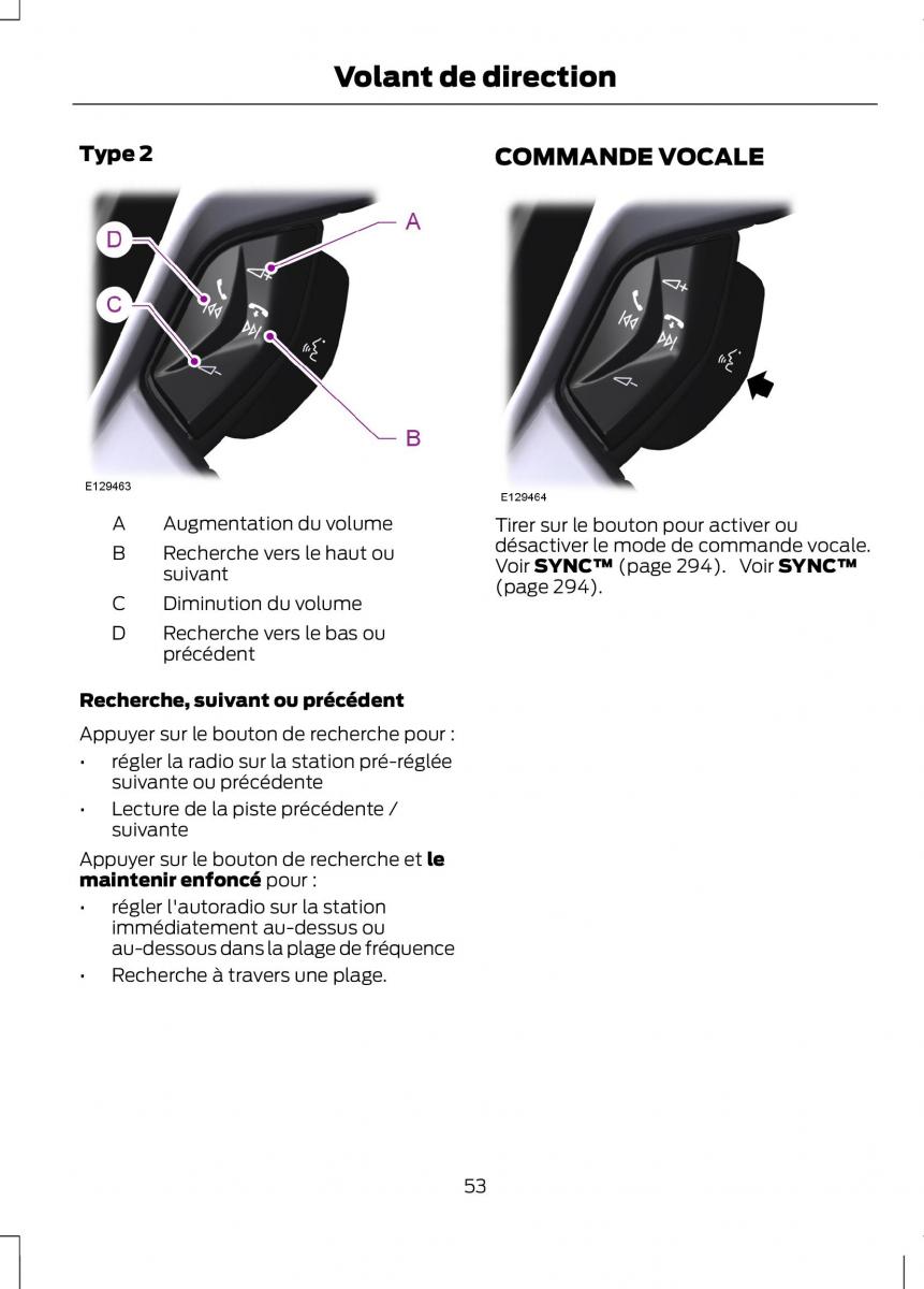 Ford C Max II 2 manuel du proprietaire / page 55