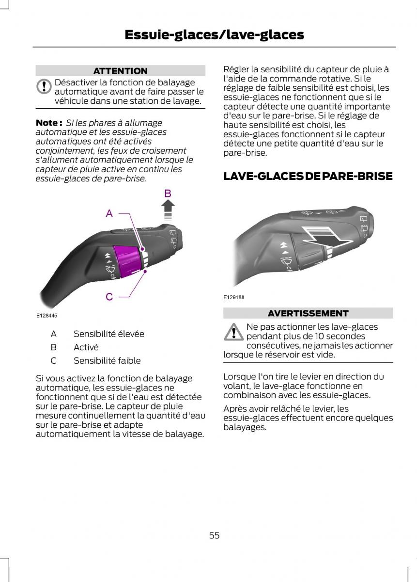 Ford C Max II 2 manuel du proprietaire / page 57