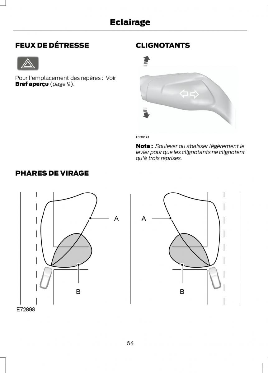 Ford C Max II 2 manuel du proprietaire / page 66