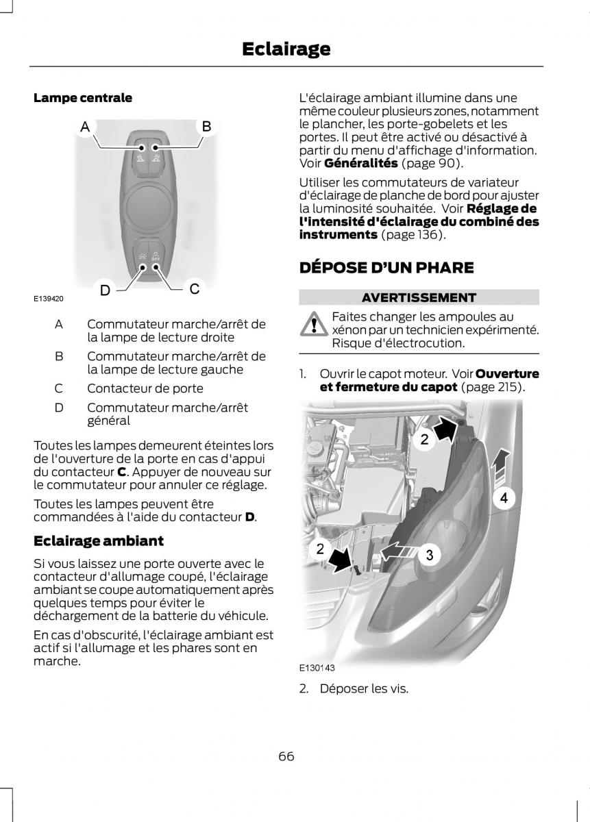 Ford C Max II 2 manuel du proprietaire / page 68