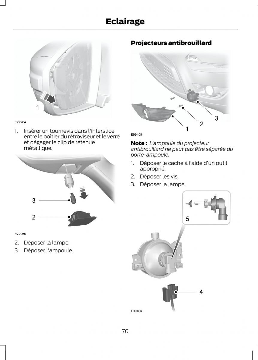 Ford C Max II 2 manuel du proprietaire / page 72