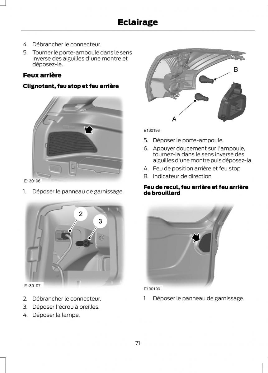 Ford C Max II 2 manuel du proprietaire / page 73