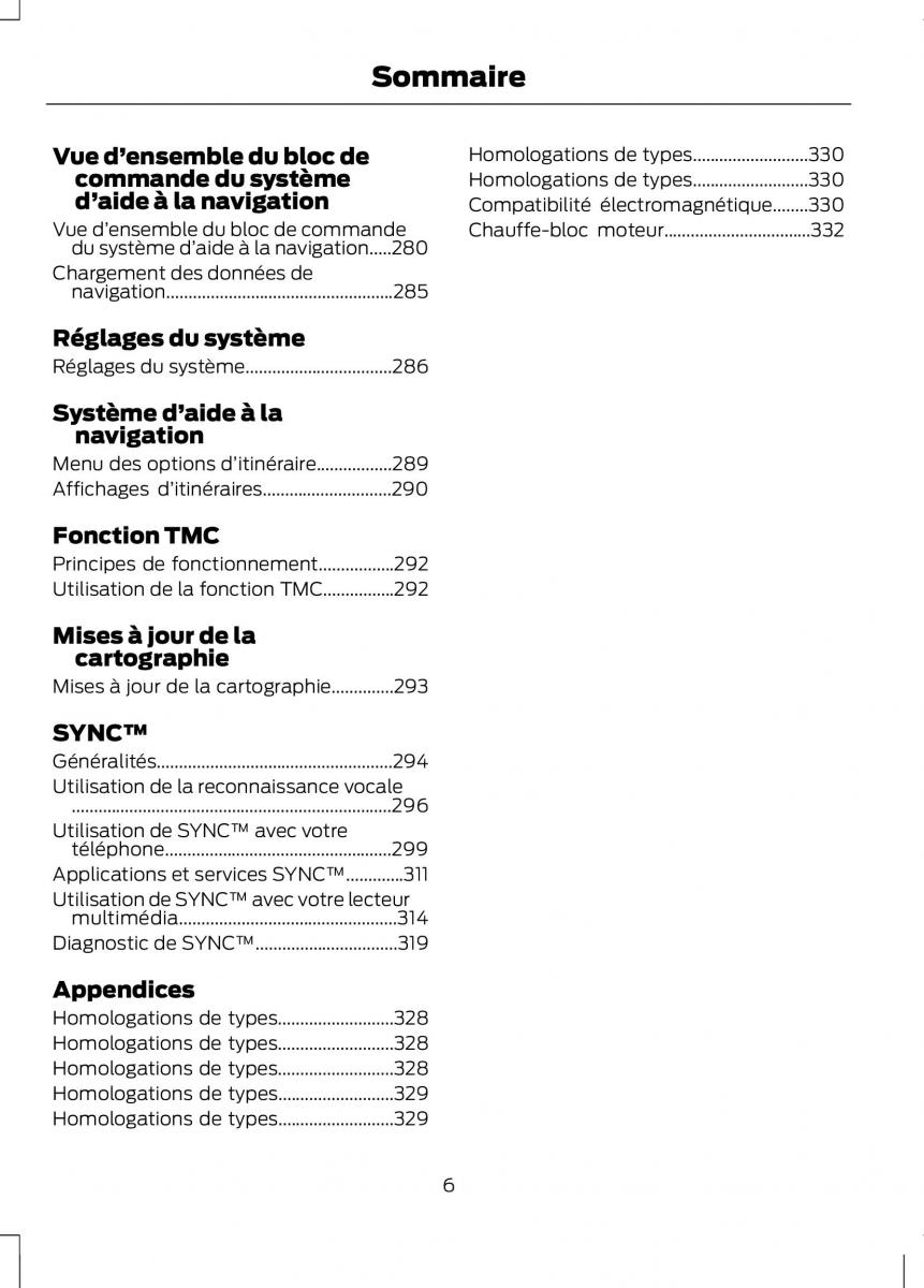 Ford C Max II 2 manuel du proprietaire / page 8