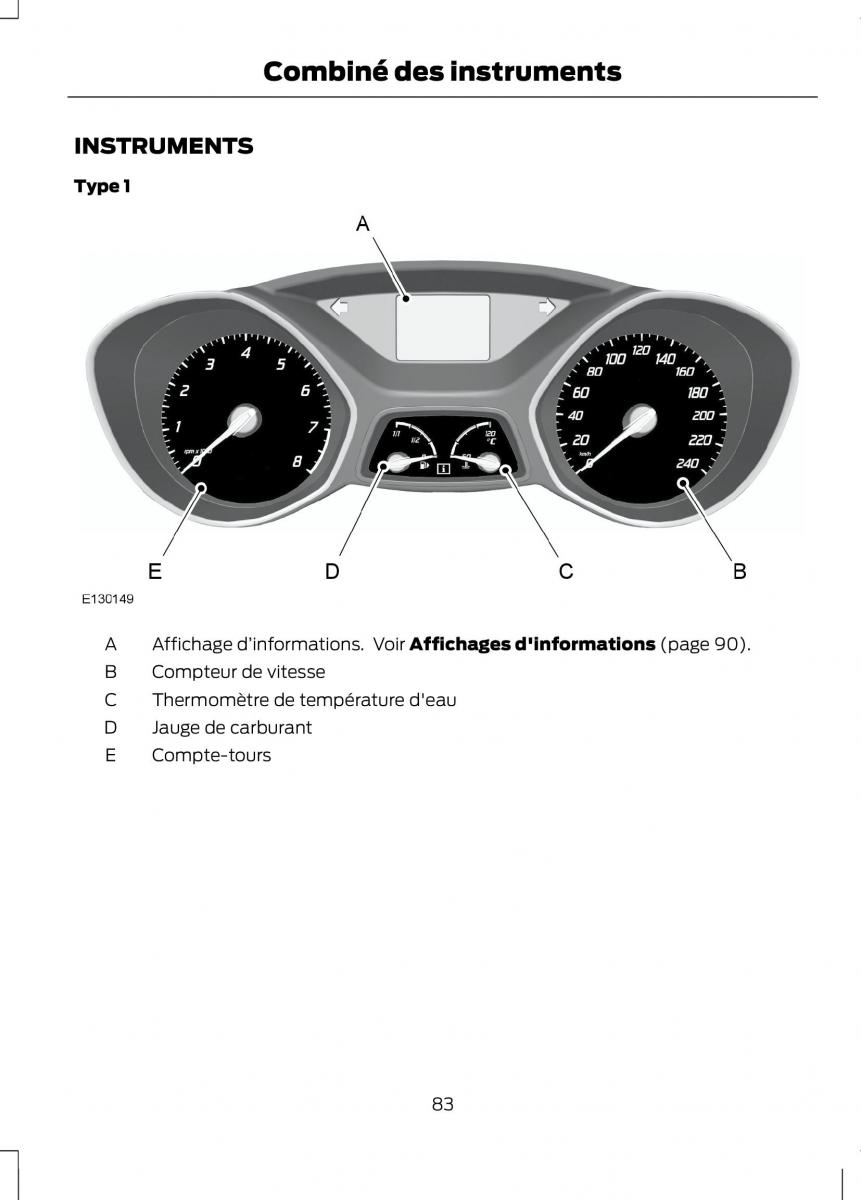 Ford C Max II 2 manuel du proprietaire / page 85