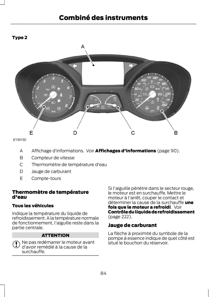 Ford C Max II 2 manuel du proprietaire / page 86