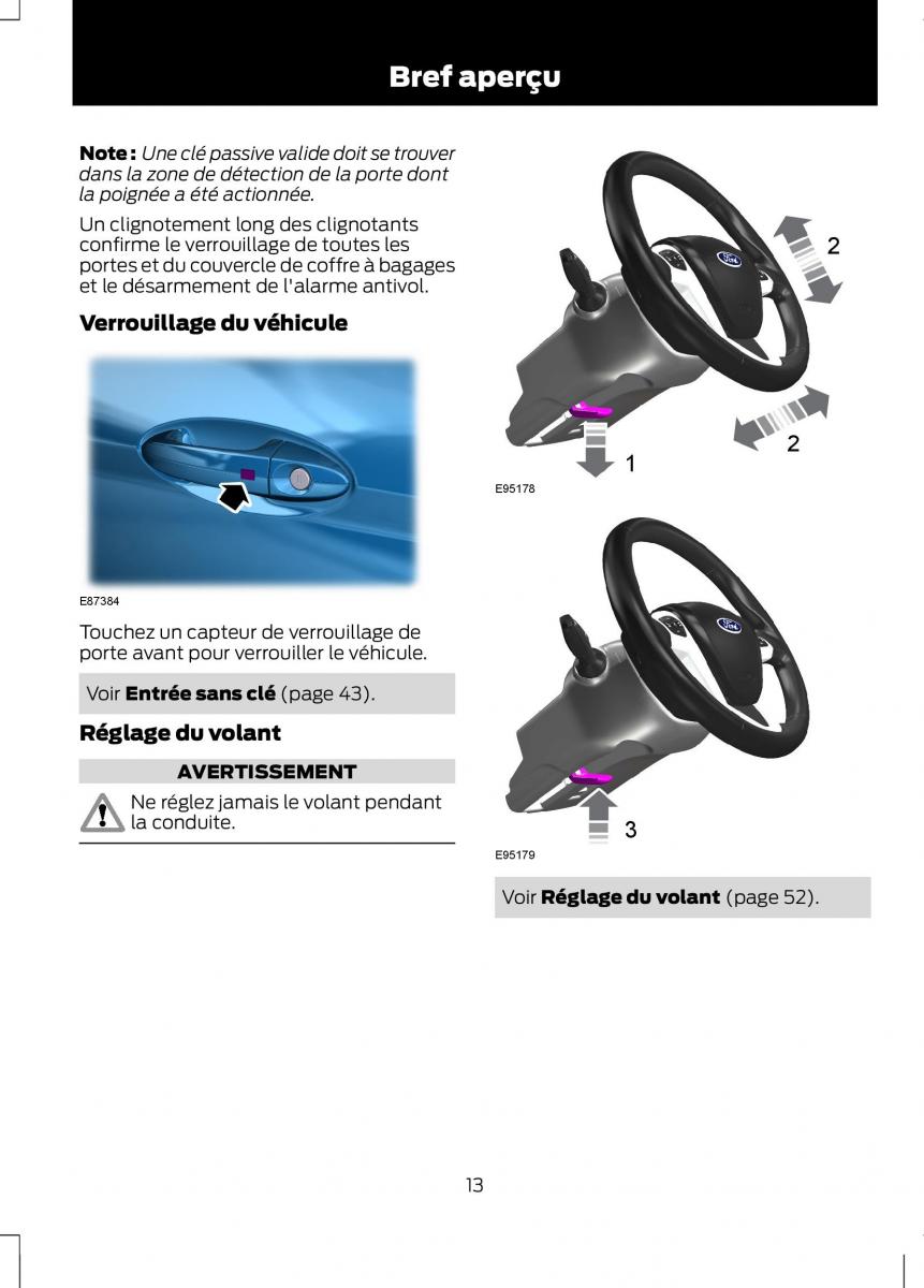 Ford C Max II 2 manuel du proprietaire / page 15