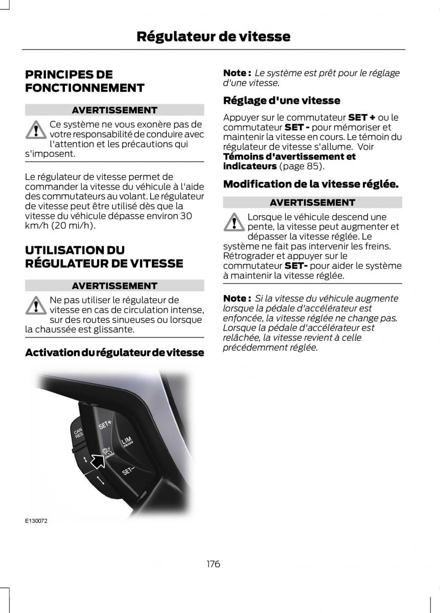 Ford C Max II 2 manuel du proprietaire / page 178