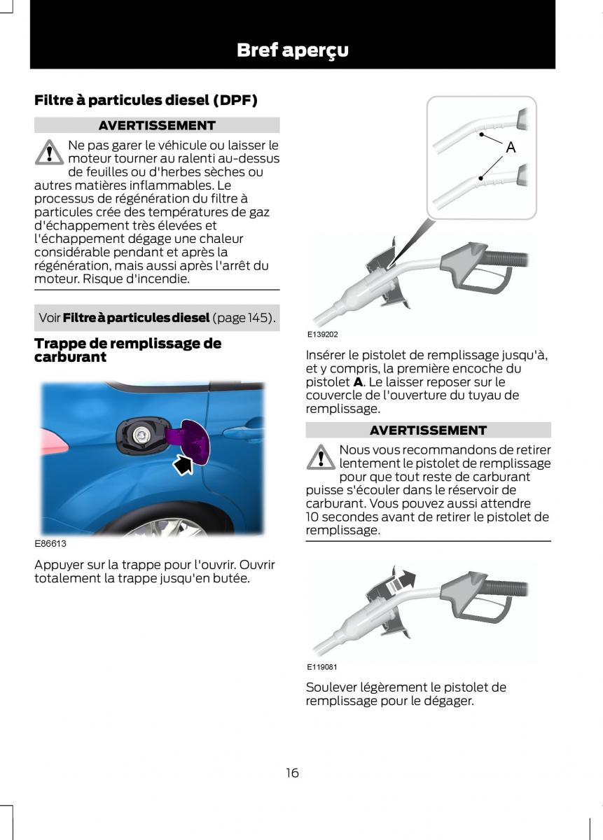 Ford C Max II 2 manuel du proprietaire / page 18