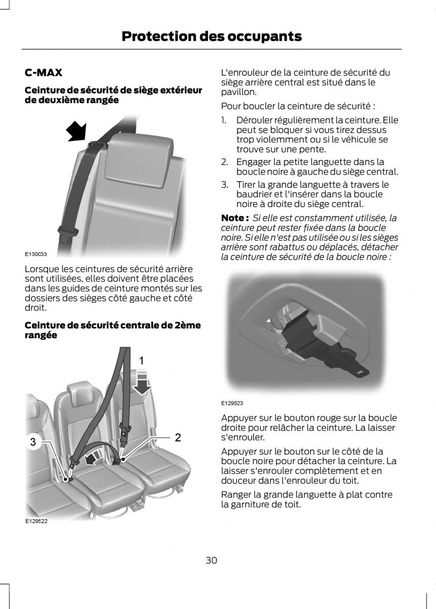 Ford C Max II 2 manuel du proprietaire / page 32