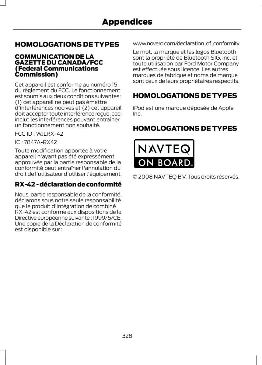 Ford C Max II 2 manuel du proprietaire / page 330