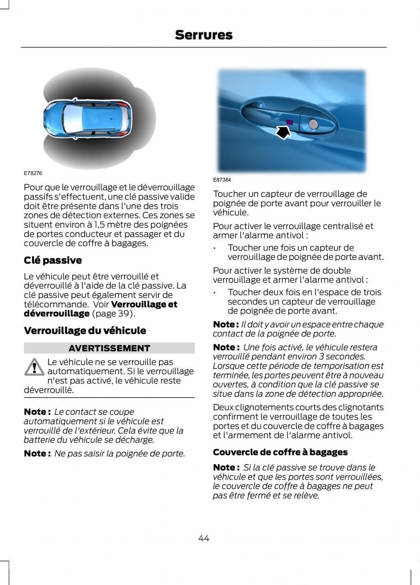 Ford C Max II 2 manuel du proprietaire / page 46