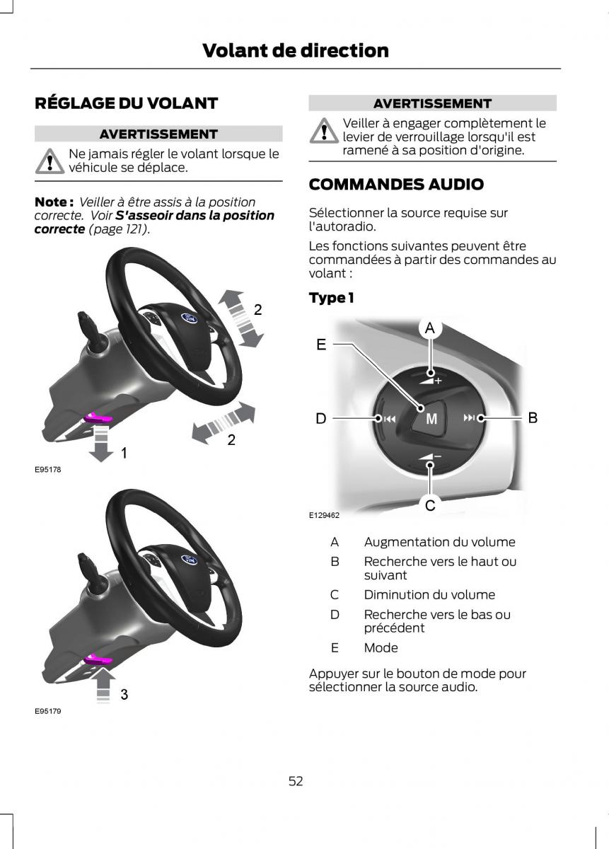 Ford C Max II 2 manuel du proprietaire / page 54