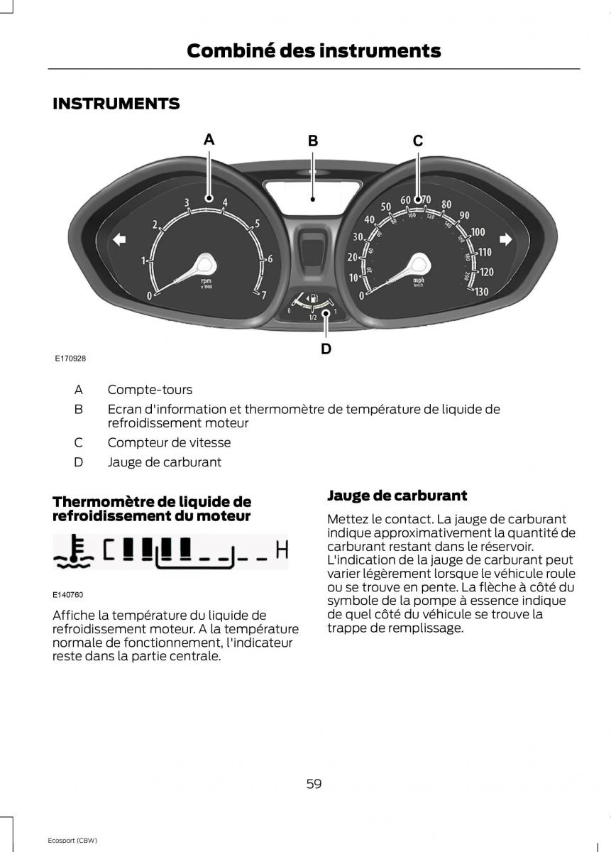 Ford Eco Sport II 2 manuel du proprietaire / page 61