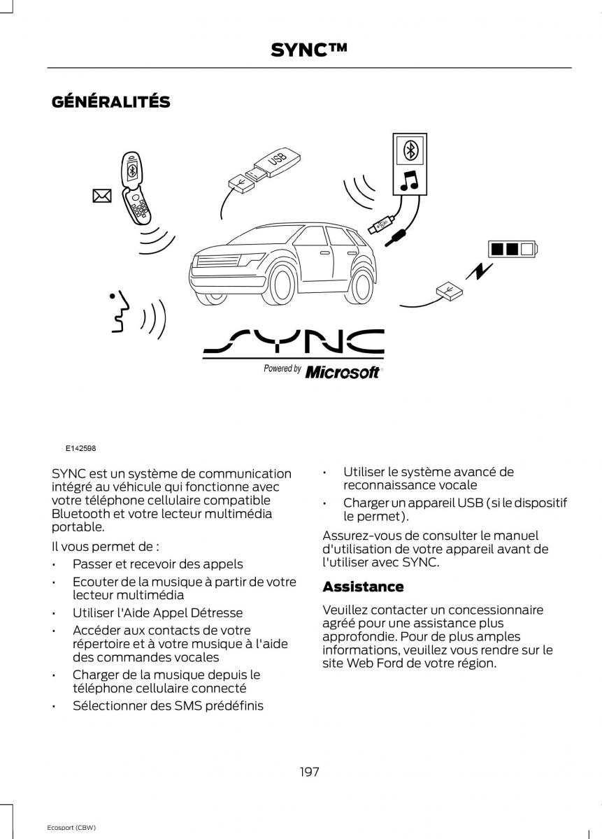 Ford Eco Sport II 2 manuel du proprietaire / page 199