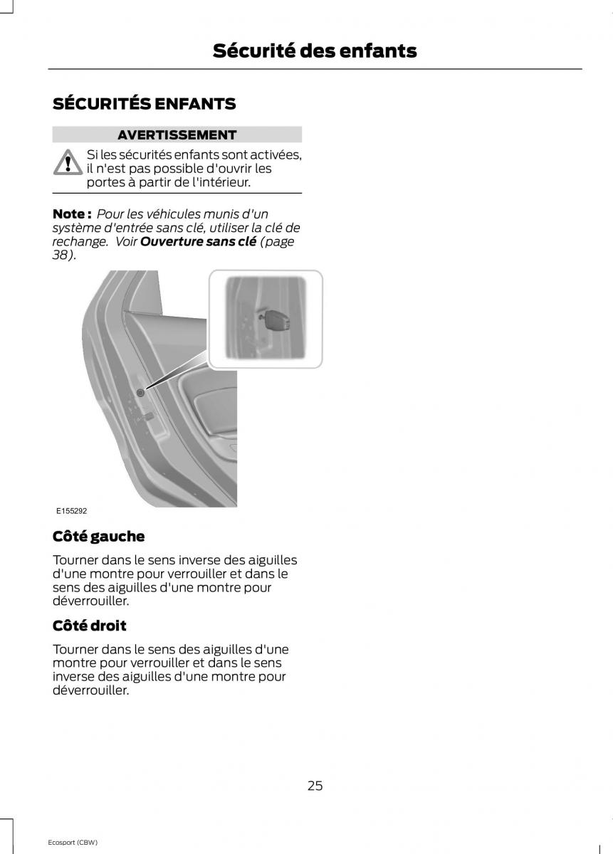 Ford Eco Sport II 2 manuel du proprietaire / page 27