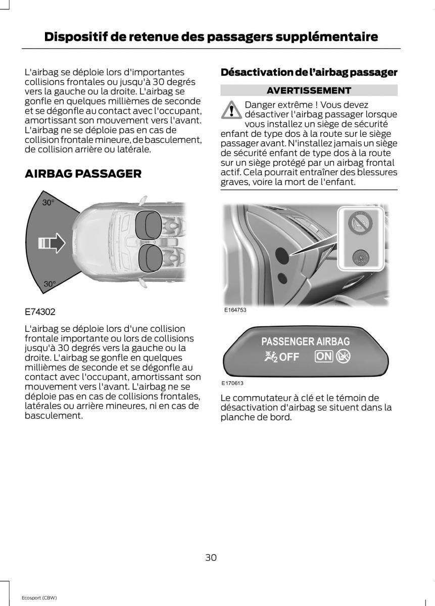 Ford Eco Sport II 2 manuel du proprietaire / page 32