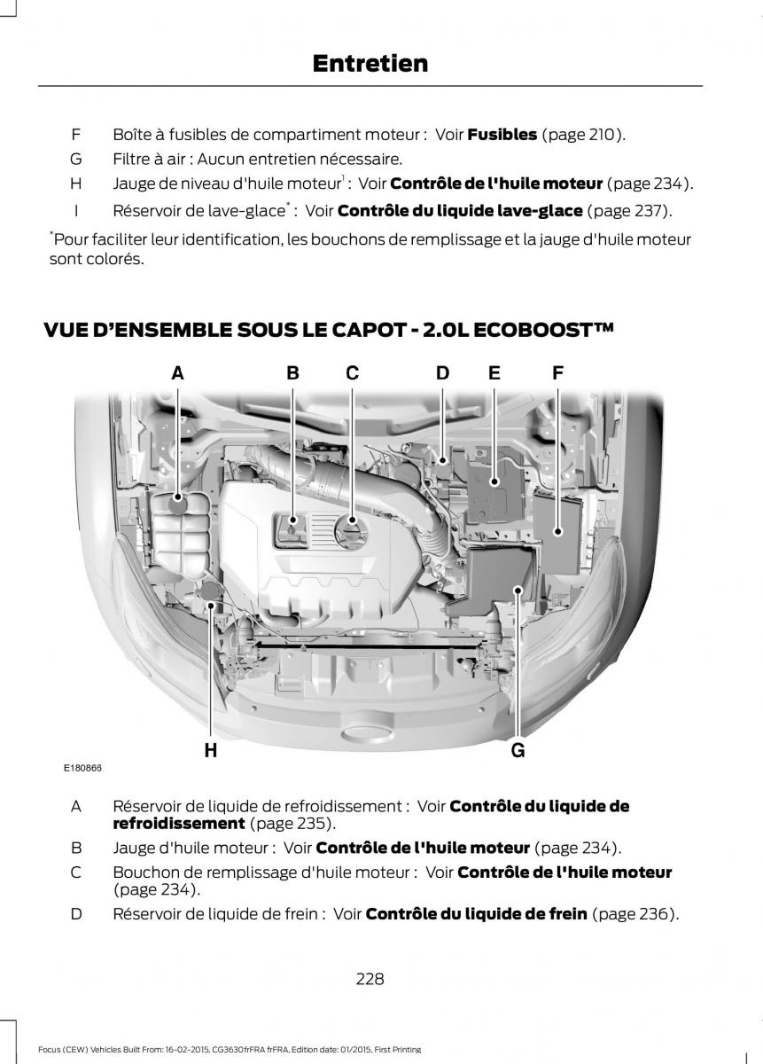 Ford Focus III 3 FL manuel du proprietaire / page 230