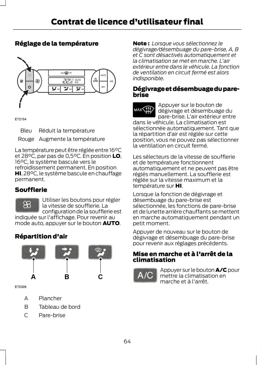 Ford Fusion manuel du proprietaire / page 66