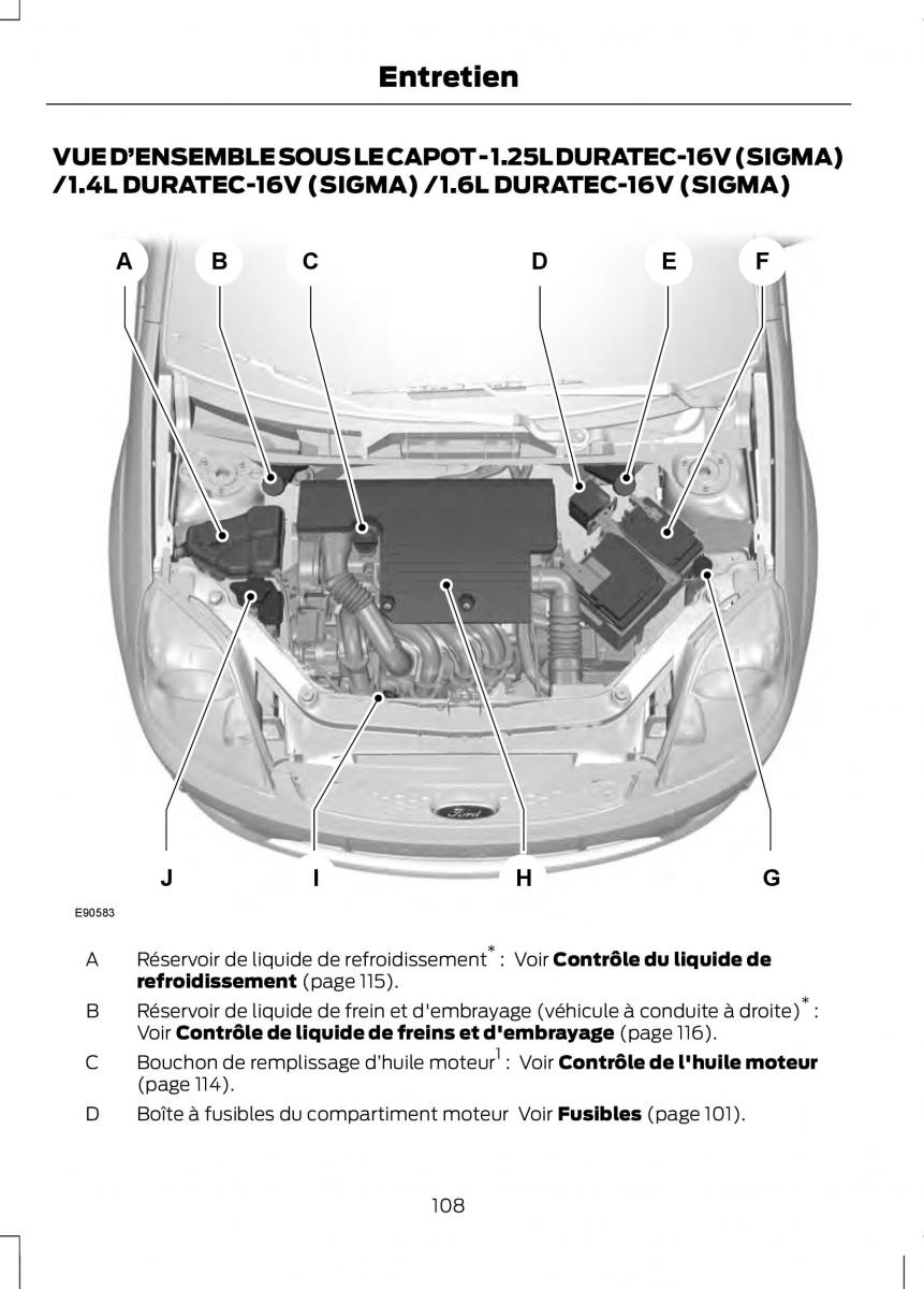 Ford Fusion manuel du proprietaire / page 110