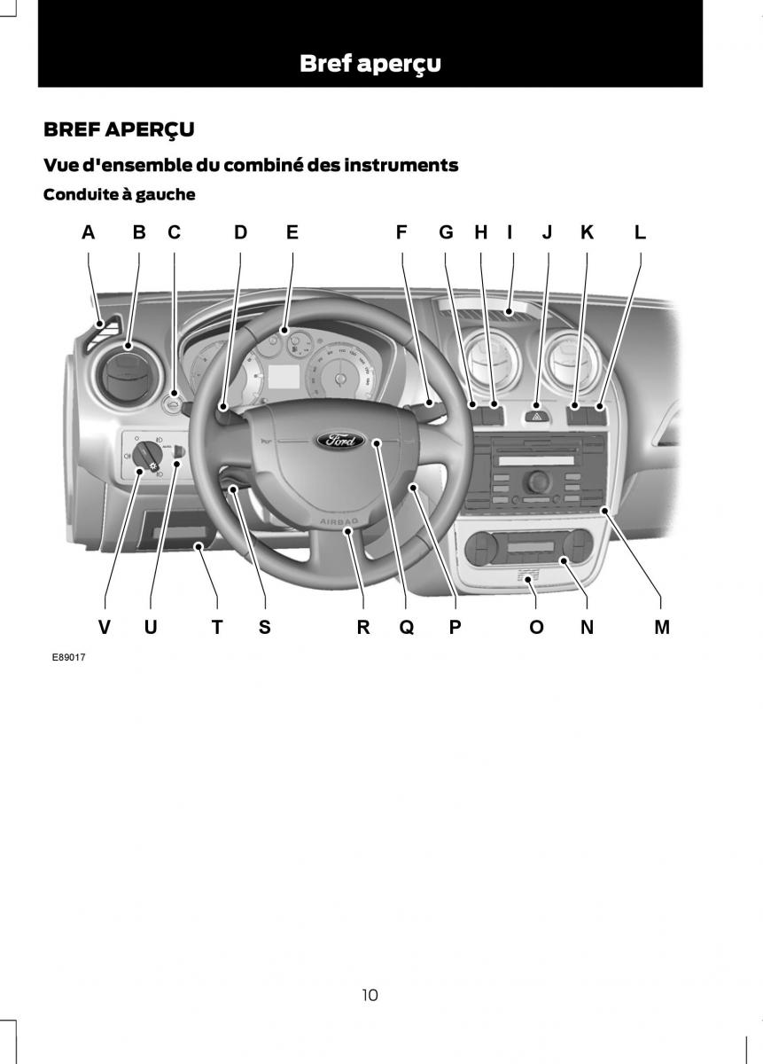 Ford Fusion manuel du proprietaire / page 12