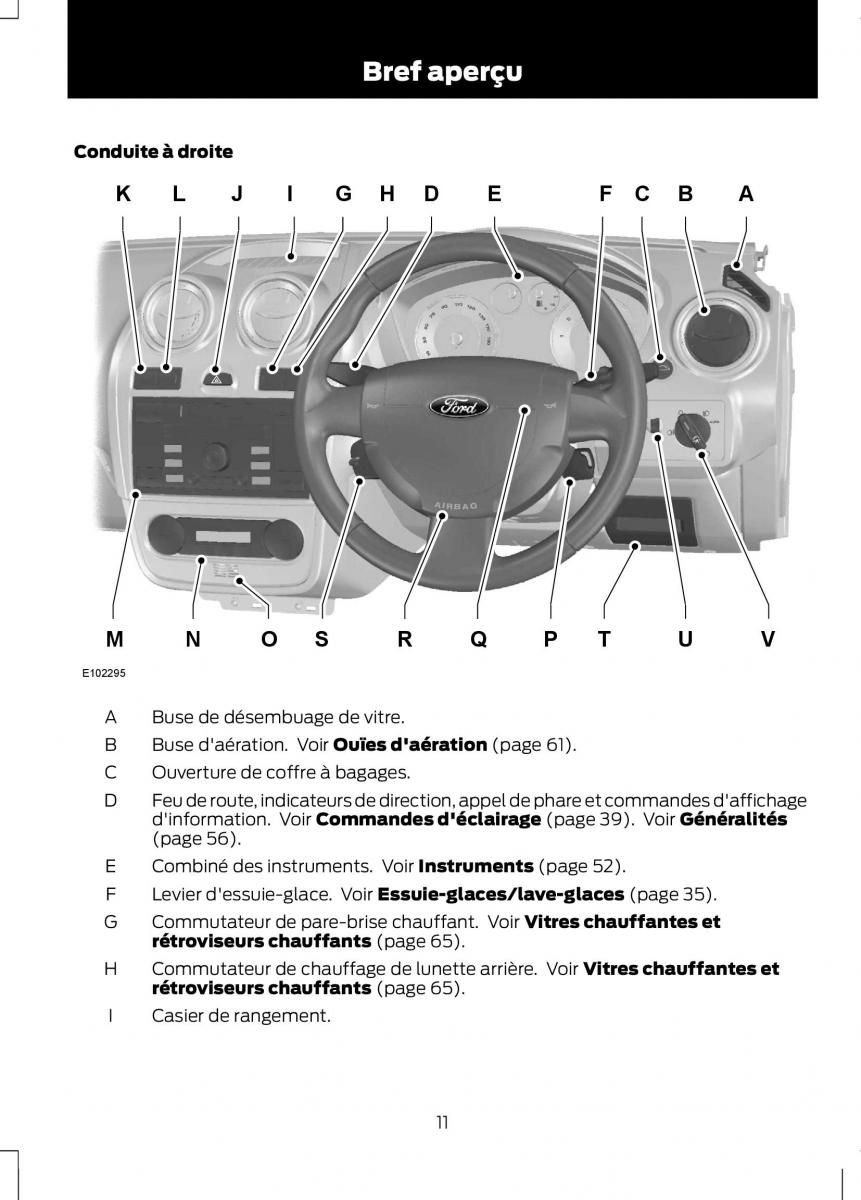 Ford Fusion manuel du proprietaire / page 13