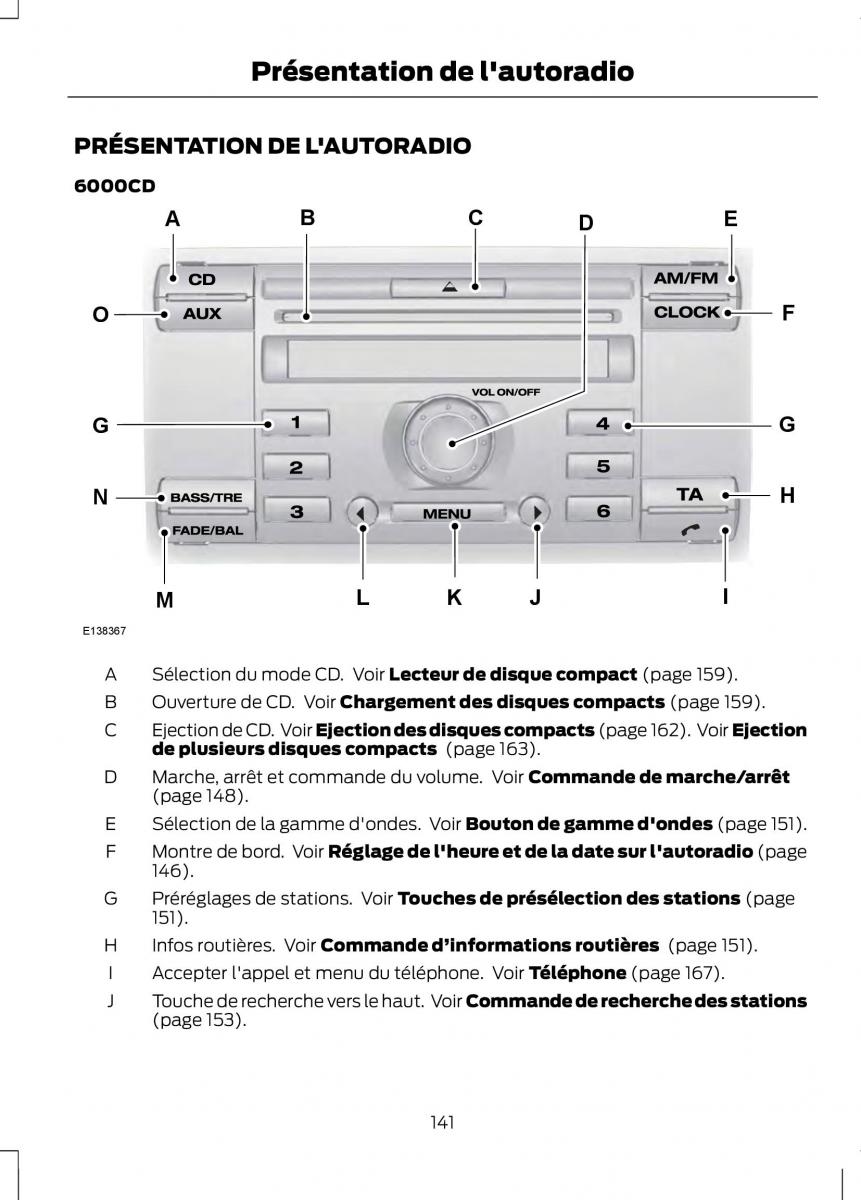 Ford Fusion manuel du proprietaire / page 143