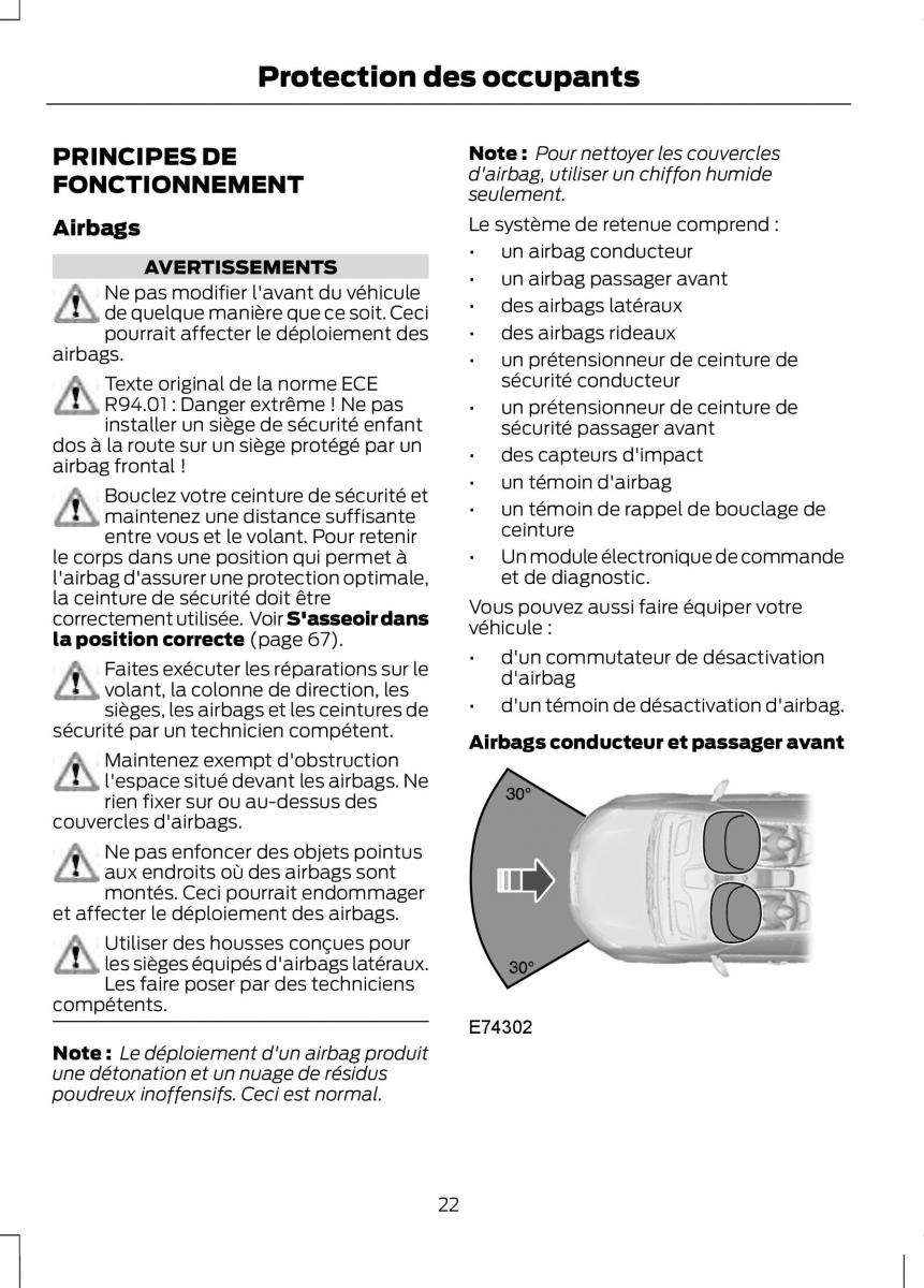 Ford Fusion manuel du proprietaire / page 24