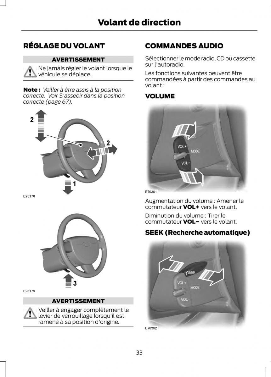 Ford Fusion manuel du proprietaire / page 35