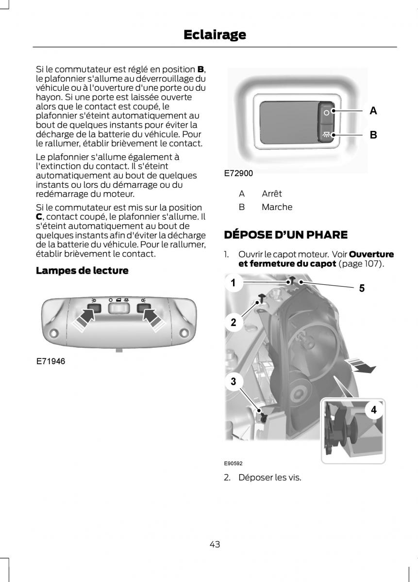 Ford Fusion manuel du proprietaire / page 45