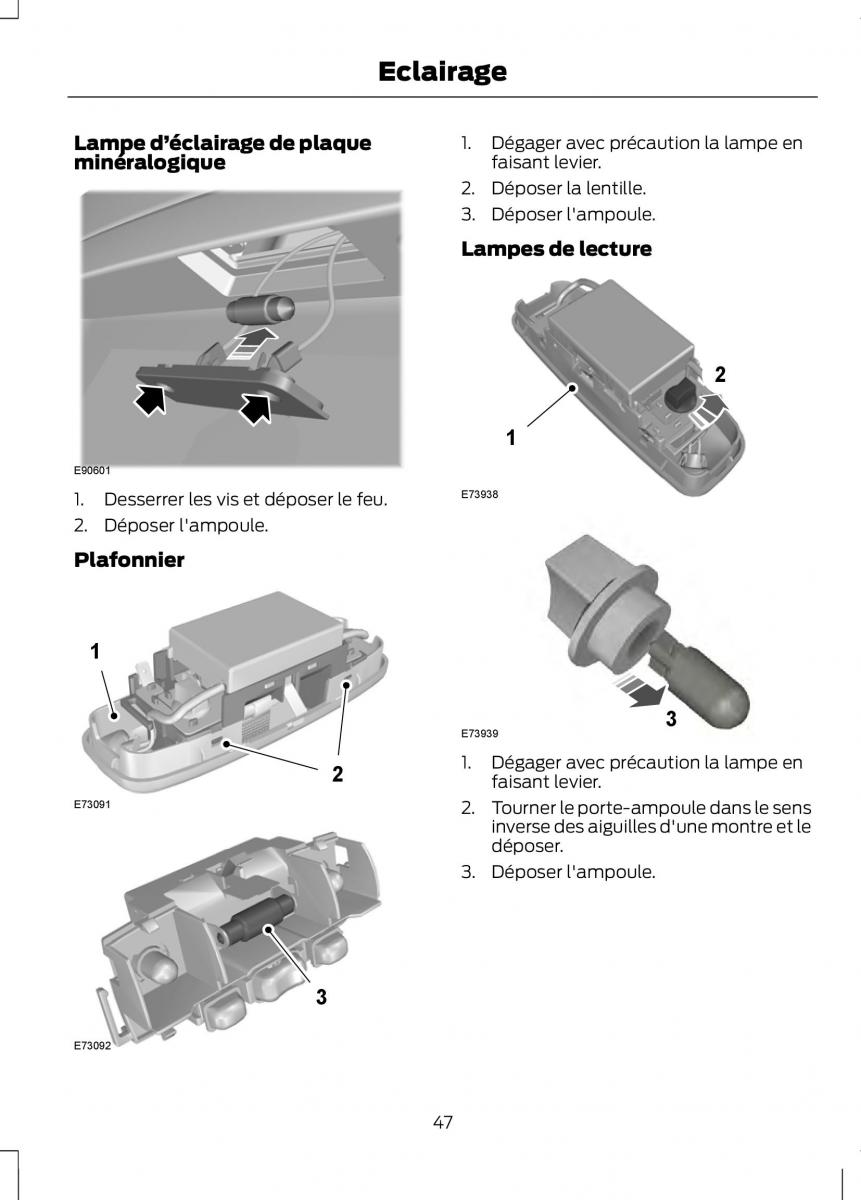 Ford Fusion manuel du proprietaire / page 49