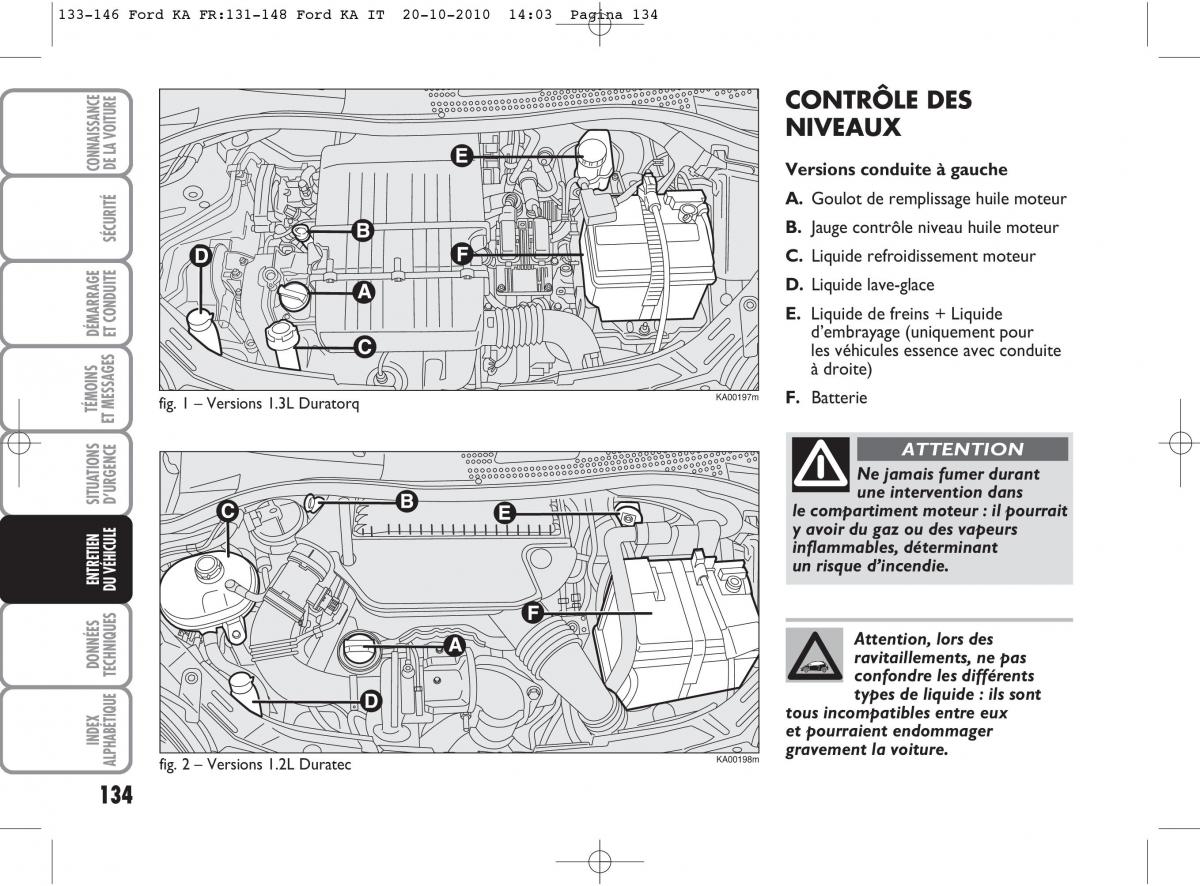 Ford Ka II 2 manuel du proprietaire / page 151