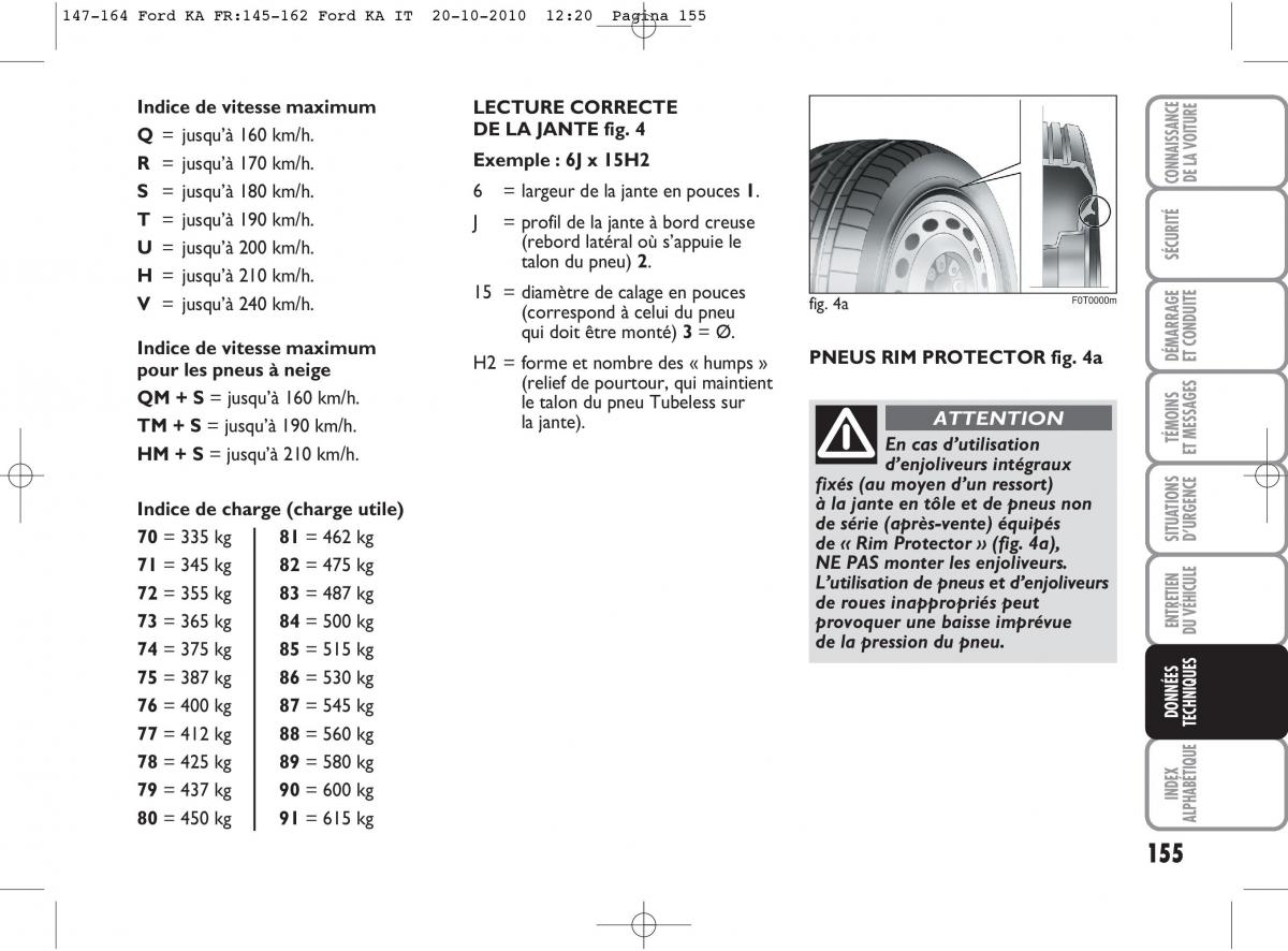 Ford Ka II 2 manuel du proprietaire / page 172