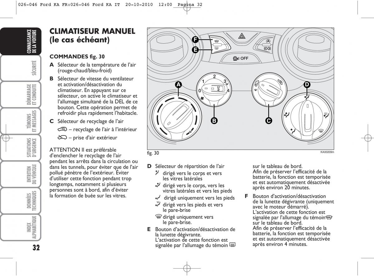 Ford Ka II 2 manuel du proprietaire / page 49