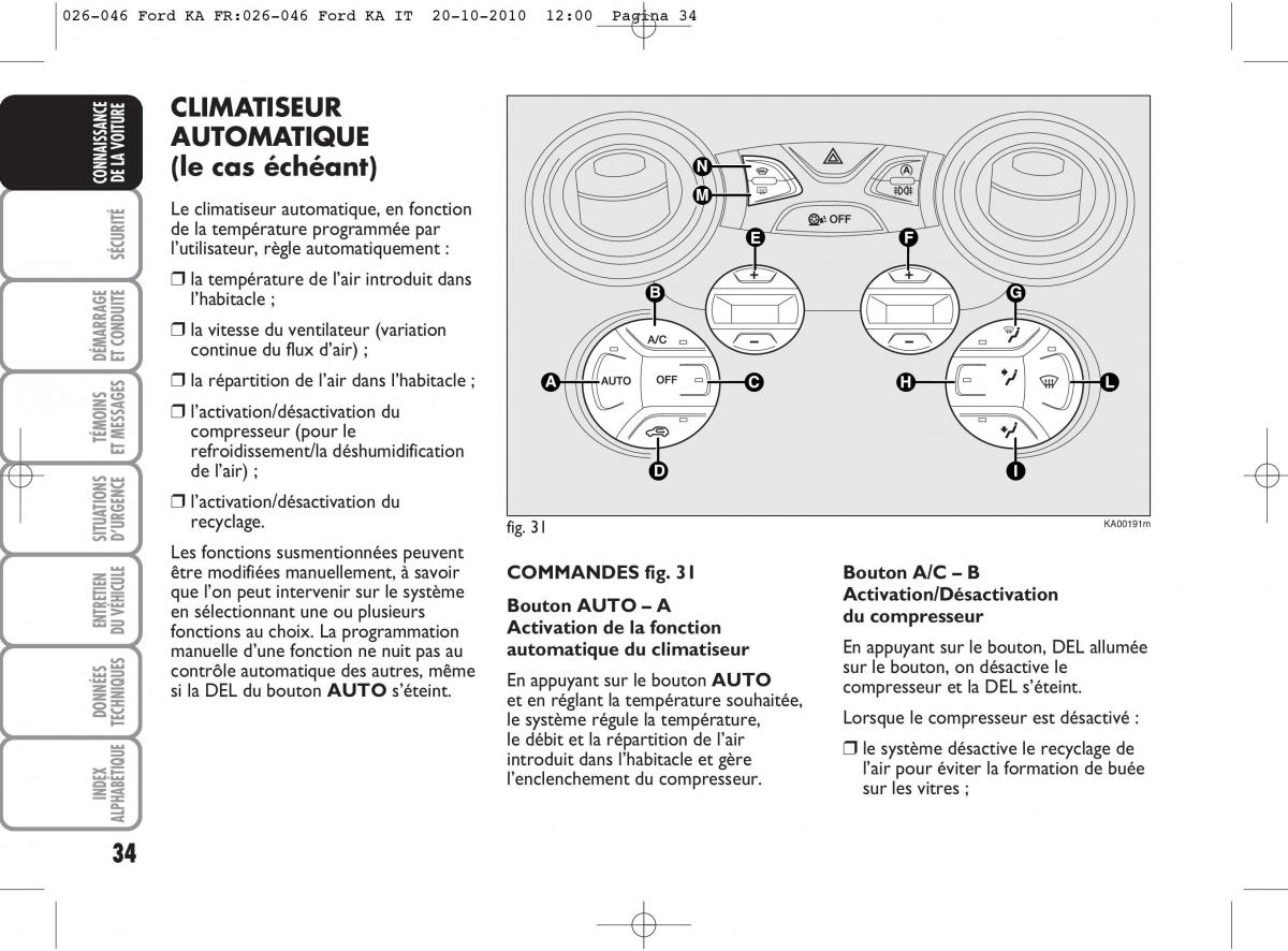 Ford Ka II 2 manuel du proprietaire / page 51