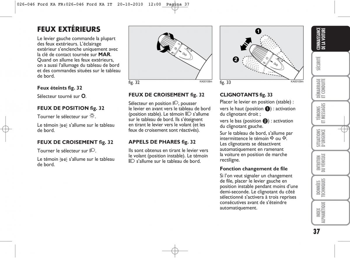 Ford Ka II 2 manuel du proprietaire / page 54