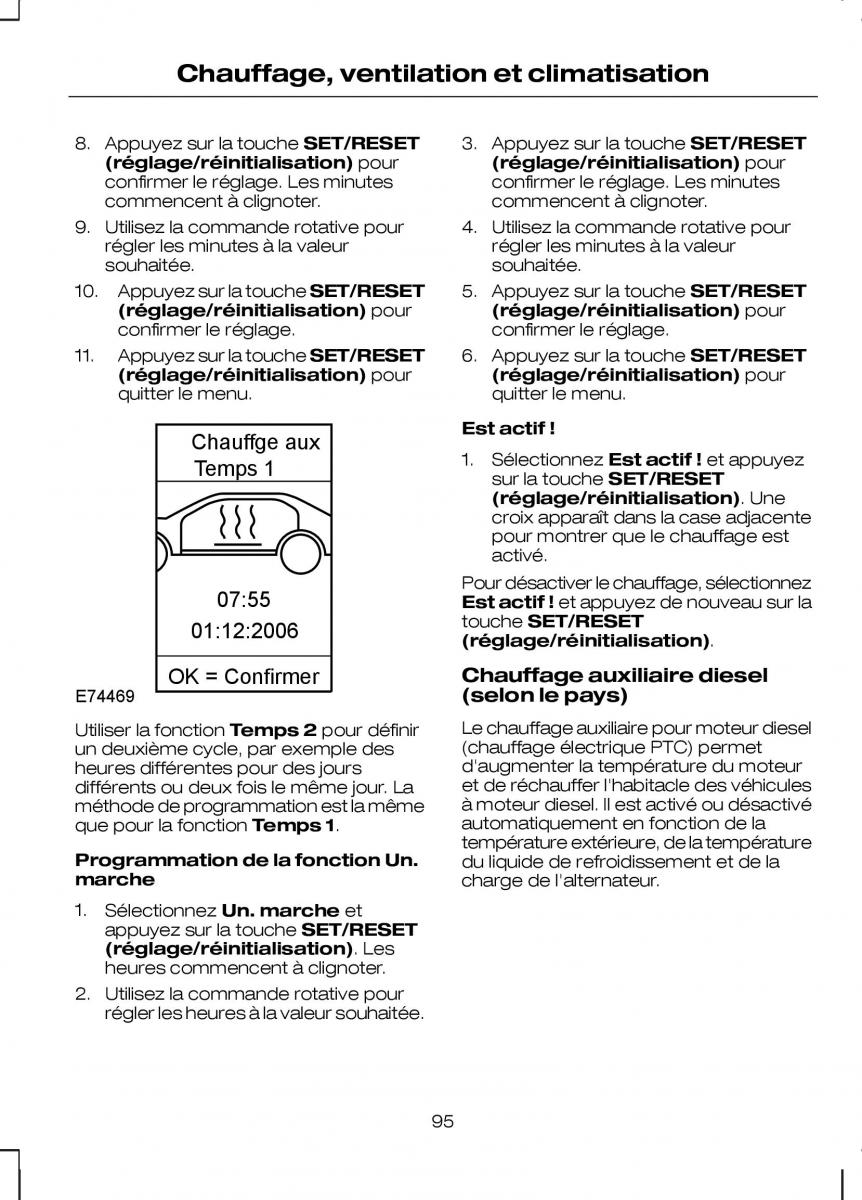 Ford Kuga I 1 manuel du proprietaire / page 97