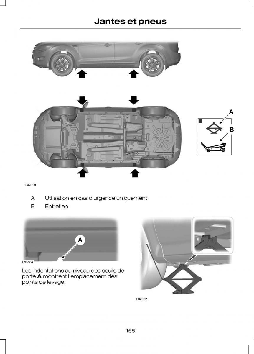 Ford Kuga I 1 manuel du proprietaire / page 167