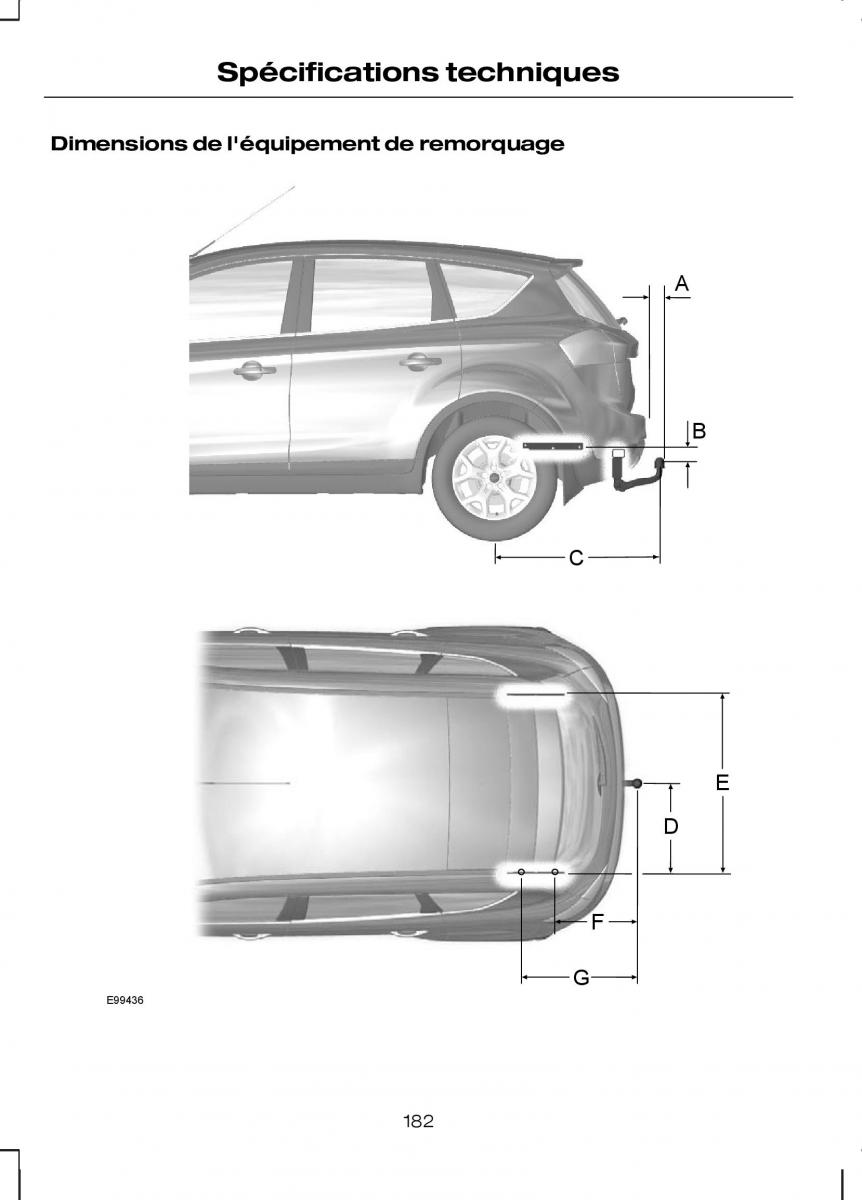 Ford Kuga I 1 manuel du proprietaire / page 184