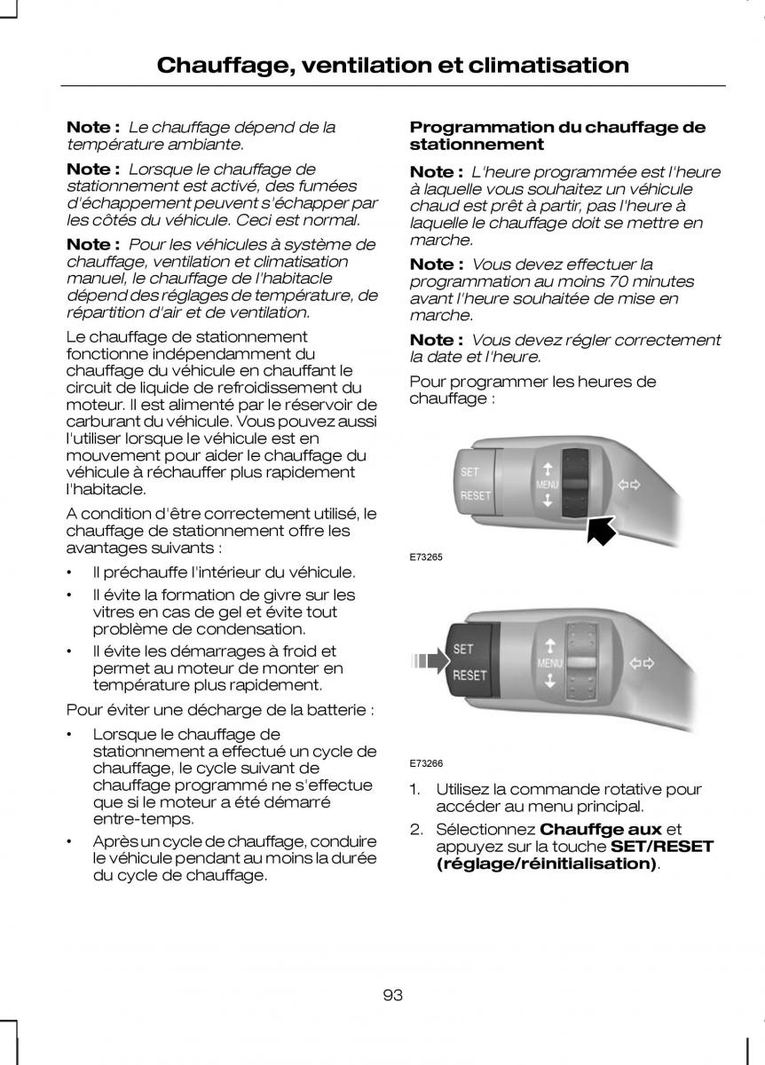 Ford Kuga II 2 manuel du proprietaire / page 95