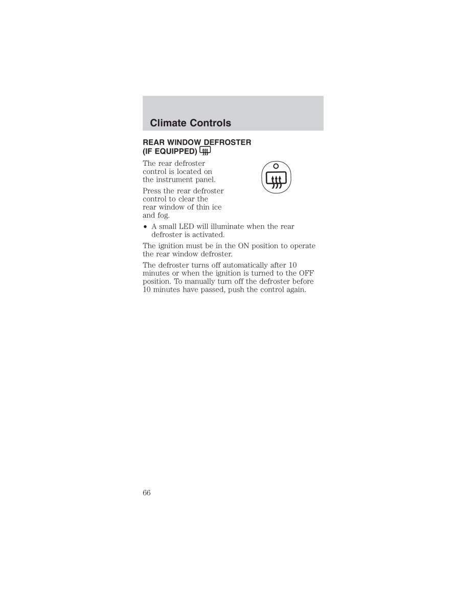 Ford Mustang IV 4 owners manual / page 66