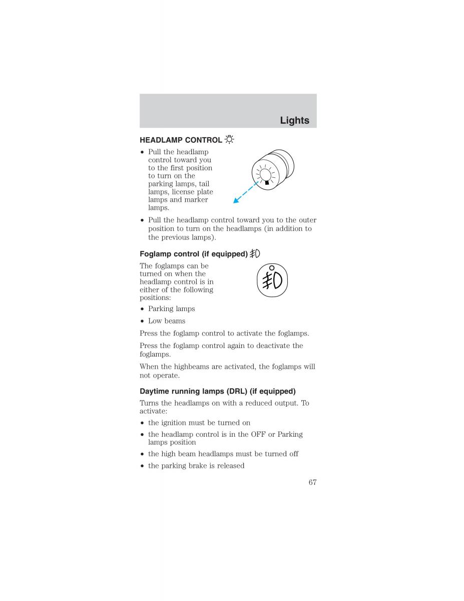 Ford Mustang IV 4 owners manual / page 67