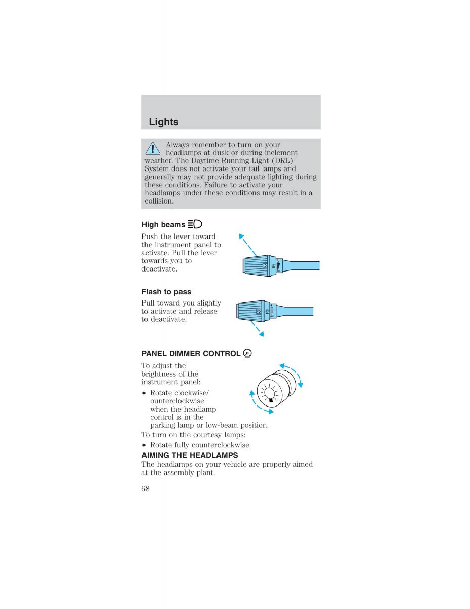 Ford Mustang IV 4 owners manual / page 68