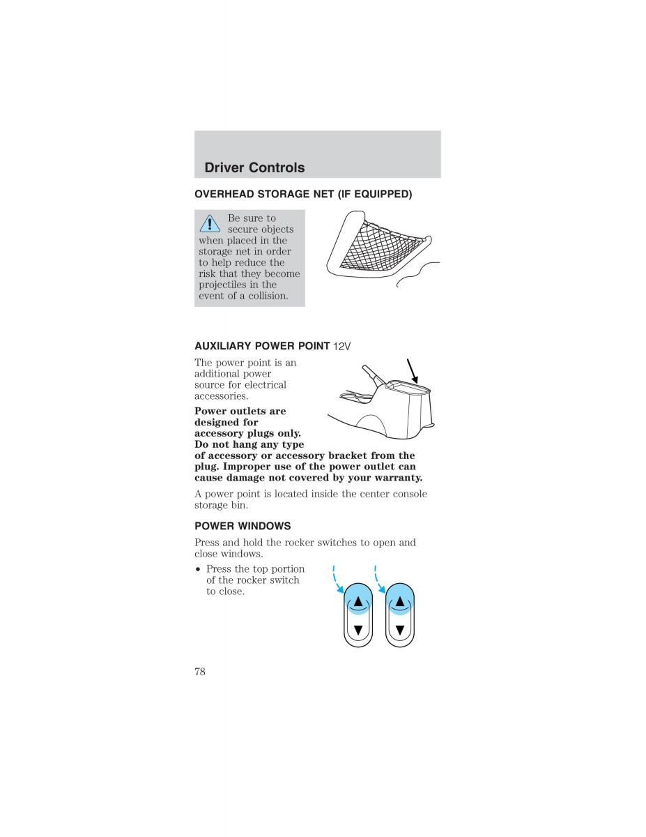 Ford Mustang IV 4 owners manual / page 78