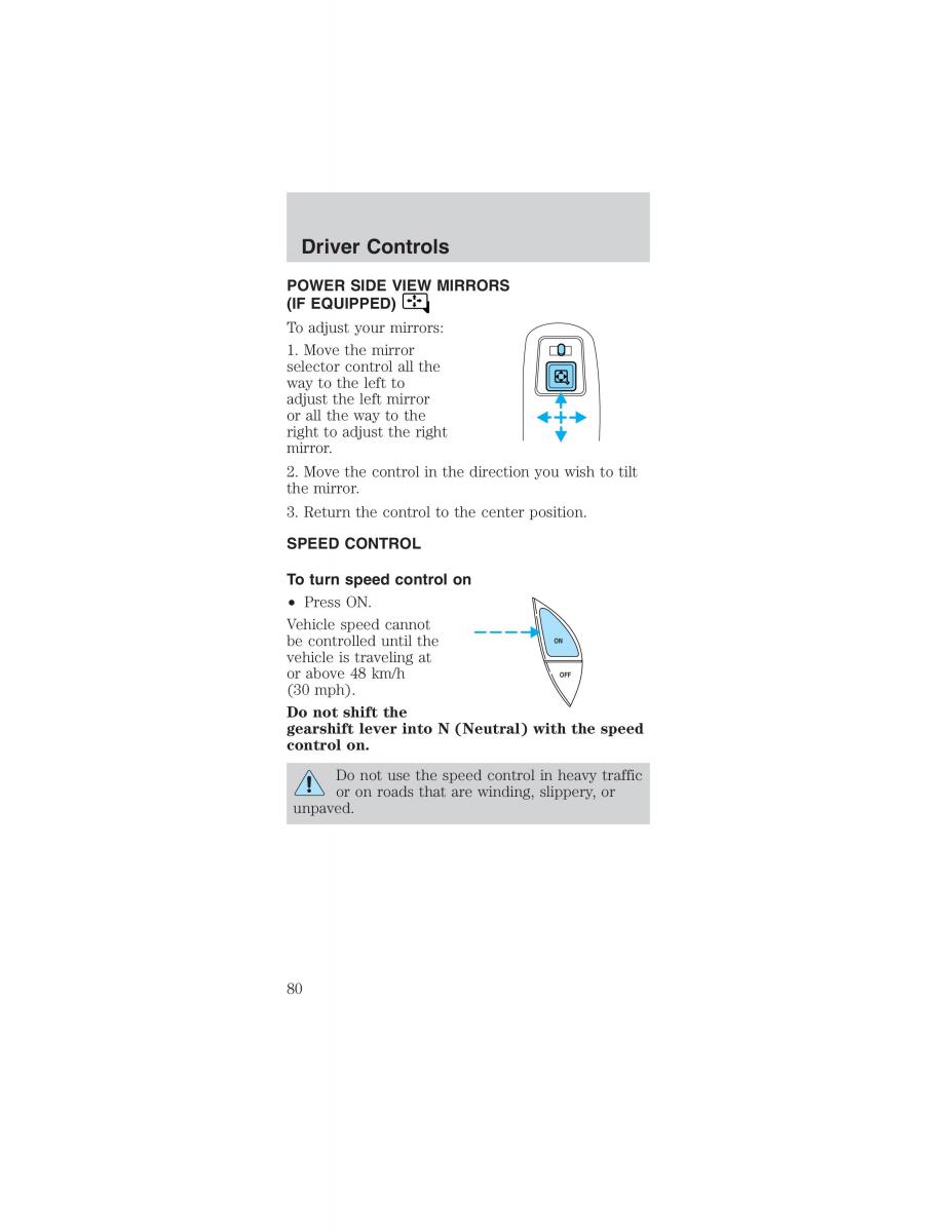 Ford Mustang IV 4 owners manual / page 80