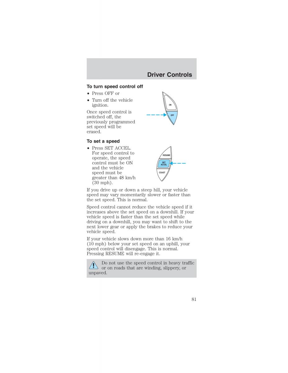 Ford Mustang IV 4 owners manual / page 81