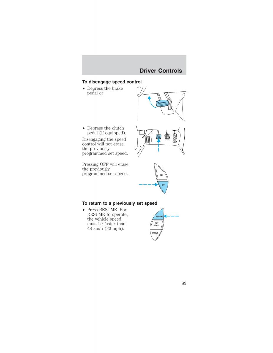 Ford Mustang IV 4 owners manual / page 83