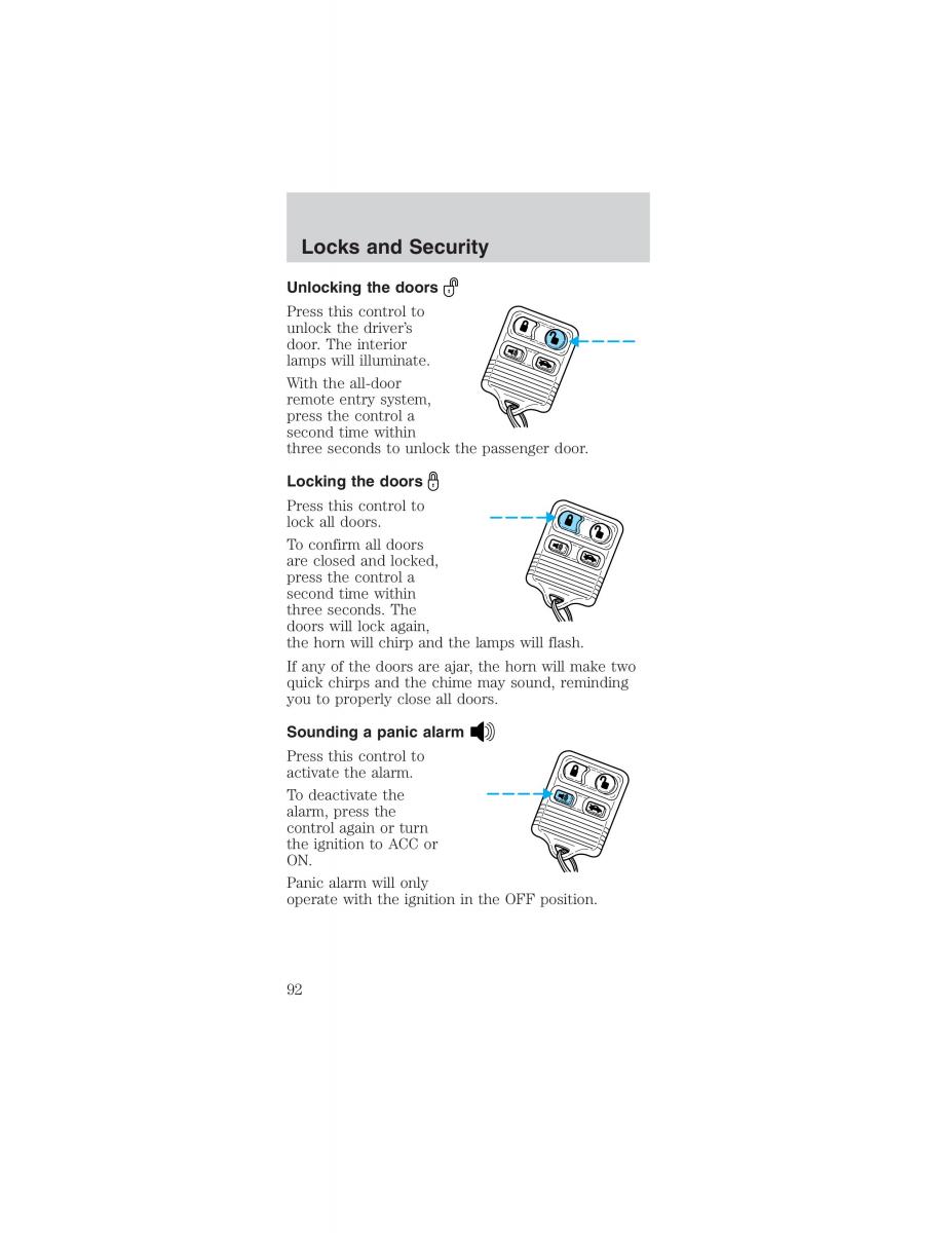 Ford Mustang IV 4 owners manual / page 92