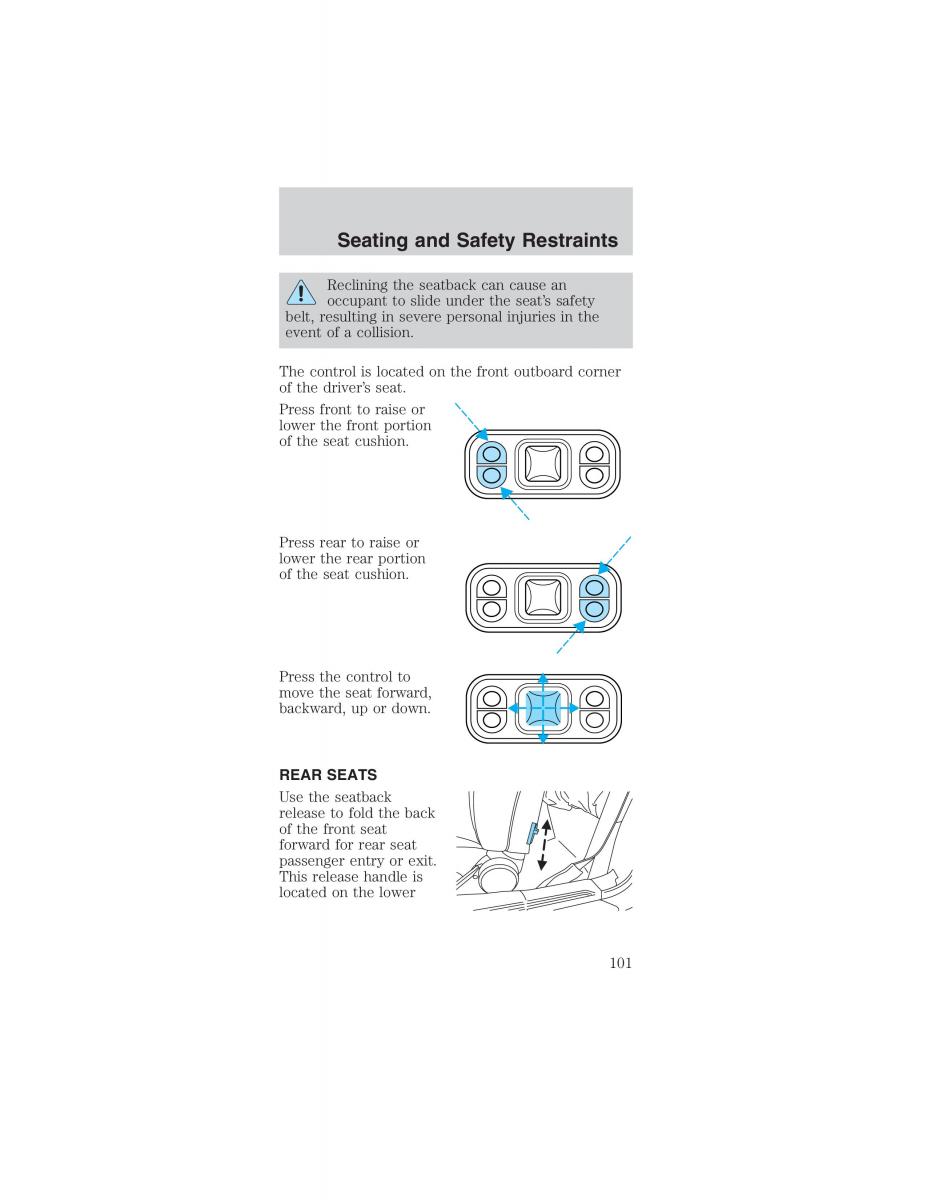 Ford Mustang IV 4 owners manual / page 101