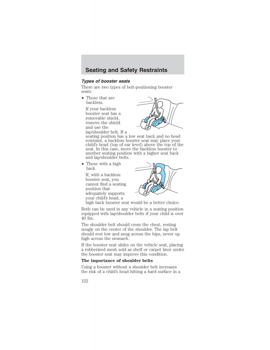 Ford Mustang IV 4 owners manual / page 122