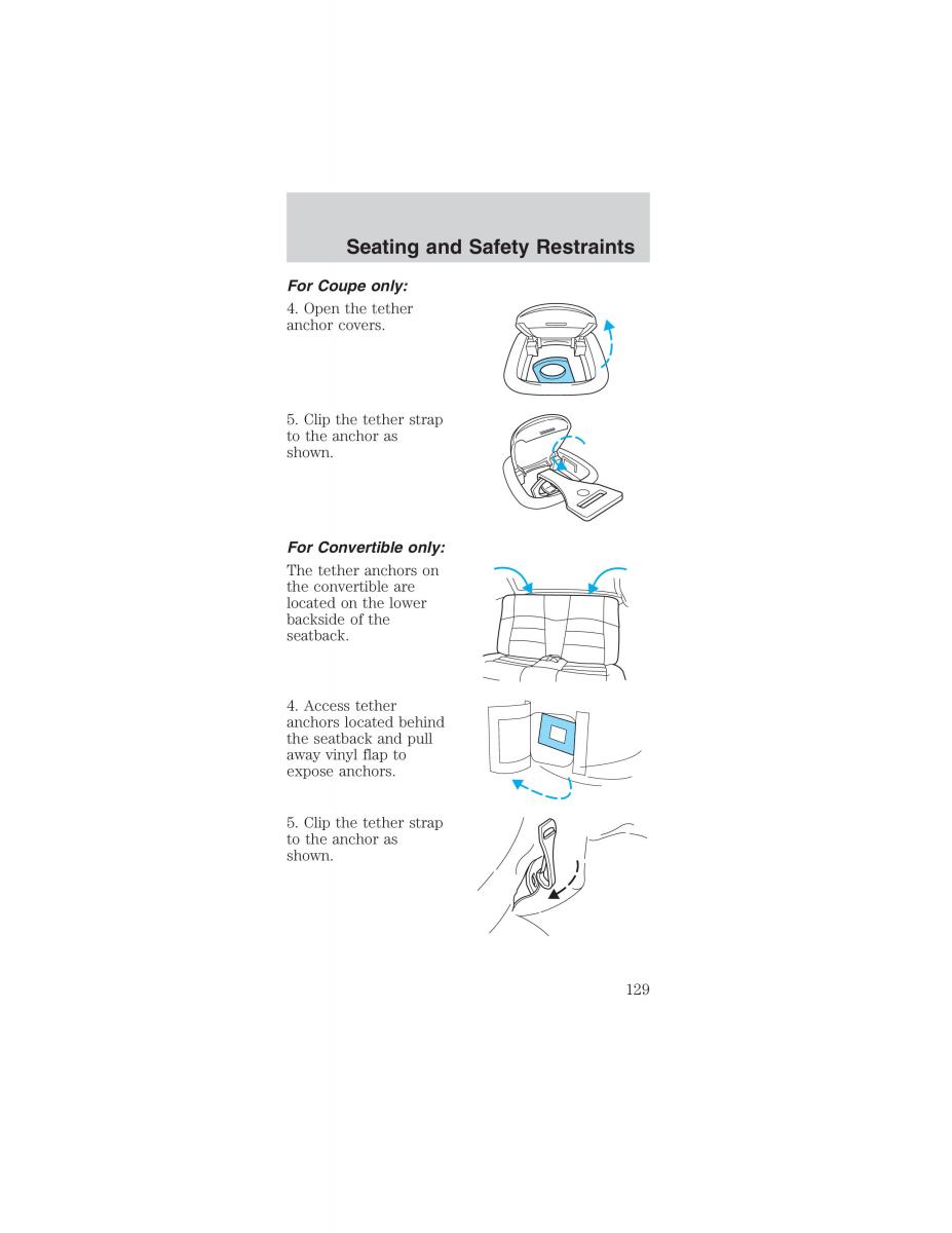 Ford Mustang IV 4 owners manual / page 129